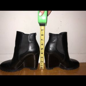 Michael Kors Black Thea Wedge Bootie